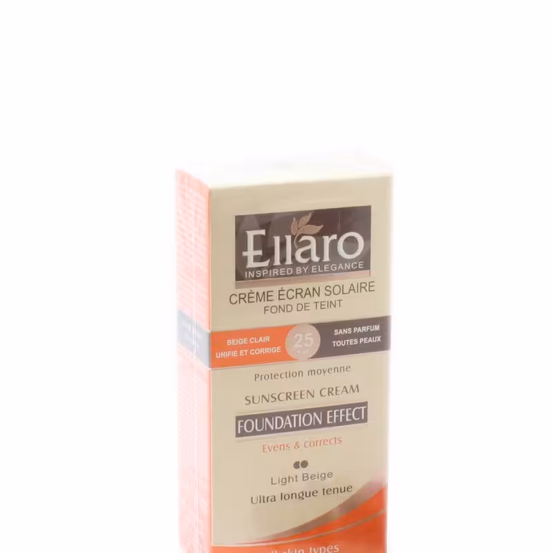کرم ضدآفتاب SPF25 کرم پودری مناسب انواع پوست الارو (بژ روشن)