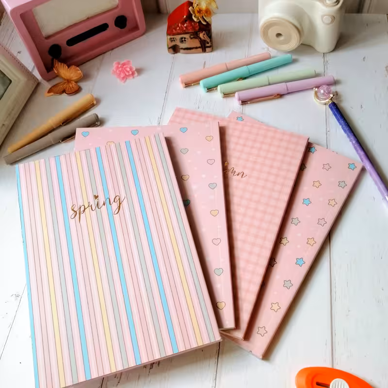 سر رسید چهارفصل رنگی لاکچری (4دفتر جداگانه برای هر فصل)