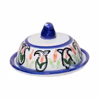 ظرف کره خوری سفالی مدل ترمه