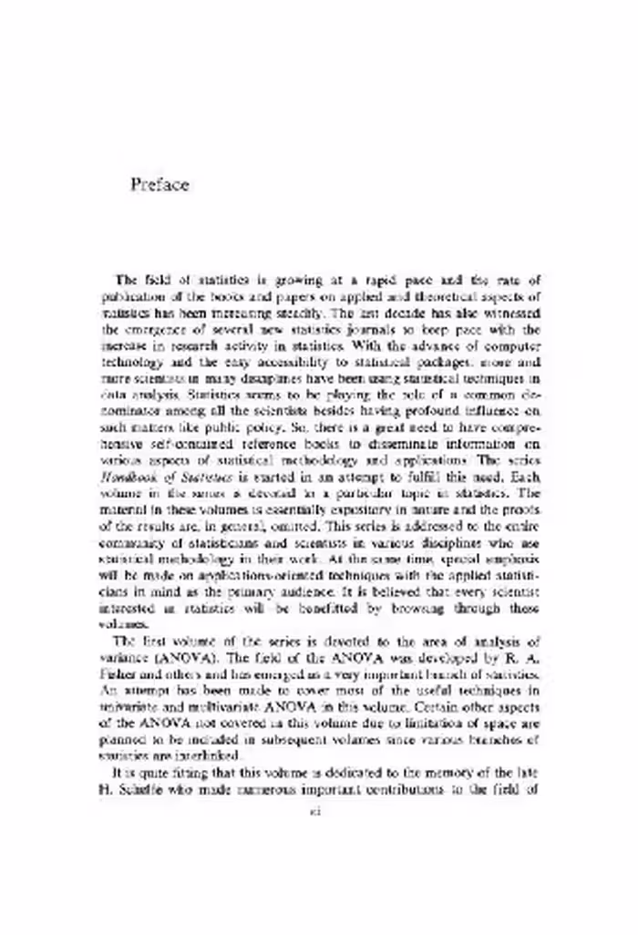 خرید و دانلود نسخه کامل کتاب Handbook of Statistics 1: Analysis of Variance