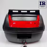 باکس موتور سیکلت تکنو مشکی شبرنگ قرمز TEKNO کد 658