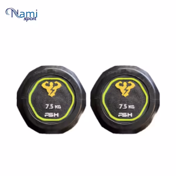 دمبل گرد وزن 7.5 کیلوگرم