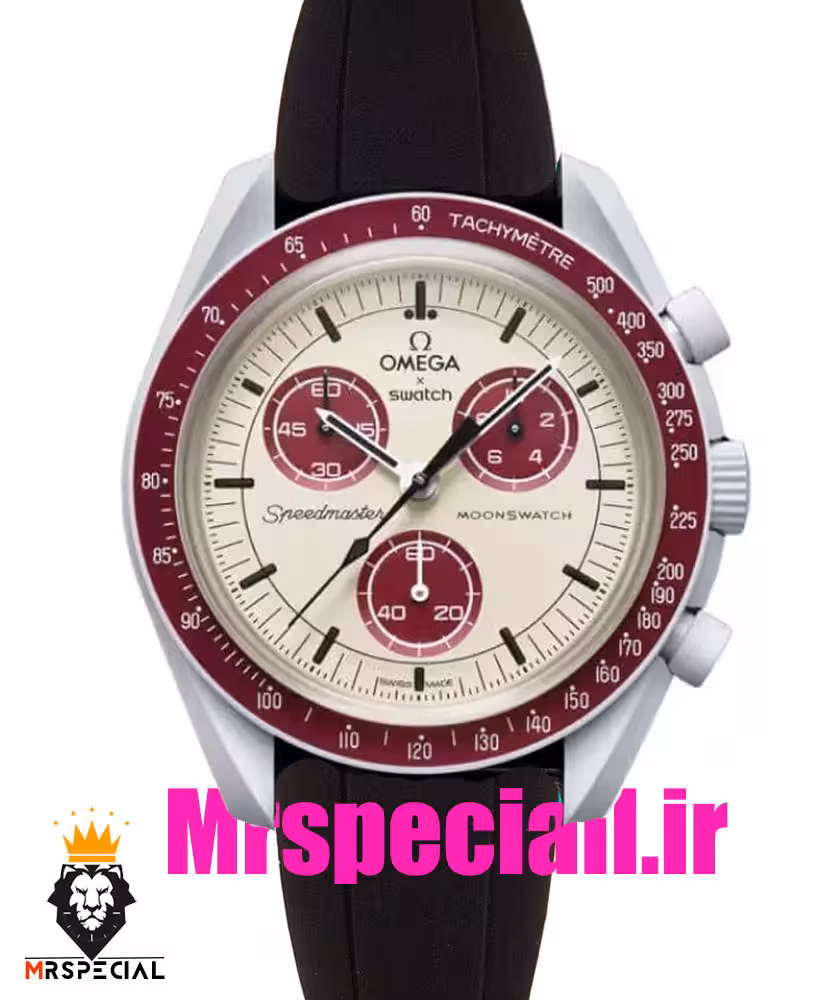 ساعت مچی امگا سواچ مدل مأموریت به پلوتون OmegaSwatch Moonswatch 020774