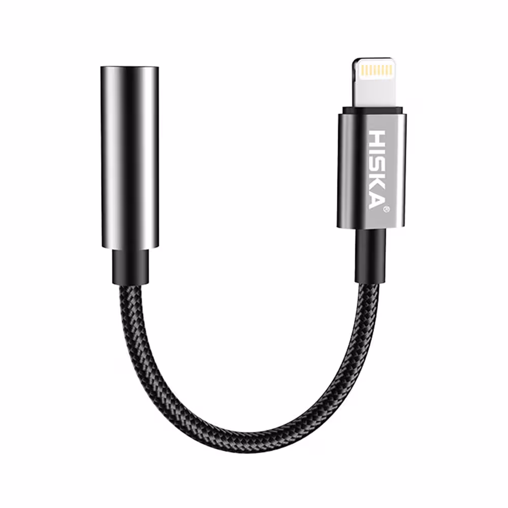 کابل لایتنینگ به AUX هیسکا مدل HISKA W24