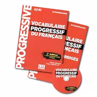 Vocabulaire Progressif Du Francais A2 B1 Intermediaire 3e Edition وکبیولر پروگرسیو فرانسه اینترمدیت ویرایش سوم سیاه و سفید