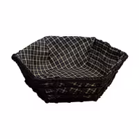 سبد نان و سبزی پارچه ای دانیال صنعت مدل 6 ضلعی سایز بزرگ
