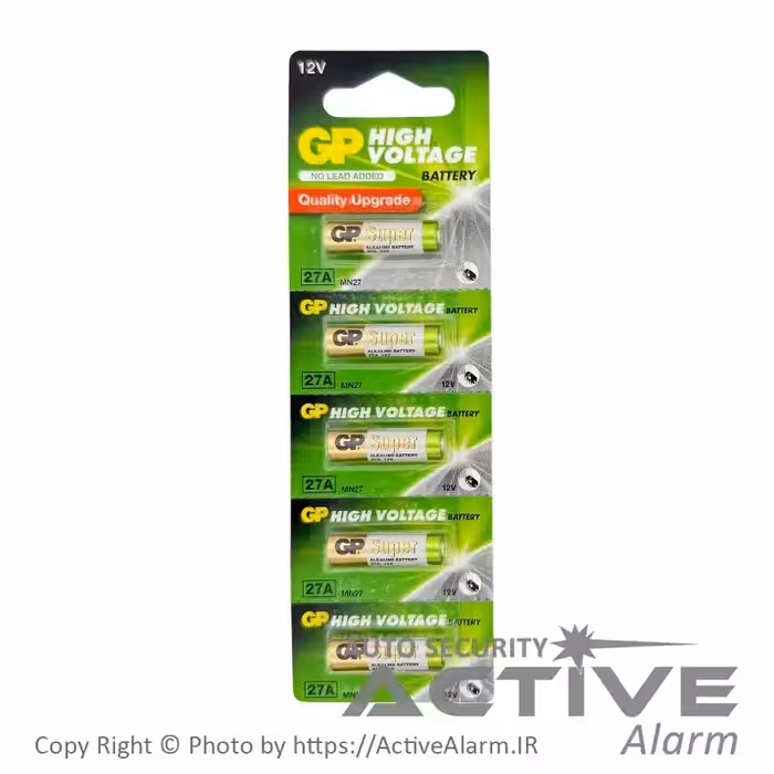 قیمت باطری نیم‌قلمی GP مدل 27A آلکالین 12 ولت