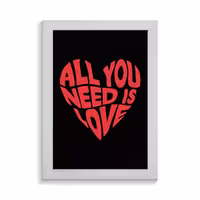 تابلو عاشقانه طرح all you need کد PF-27088