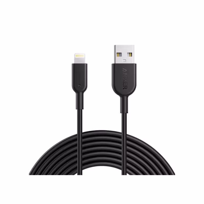 کابل شارژ USB به لایتنینگ انکر مدل A8432 PowerLine 2