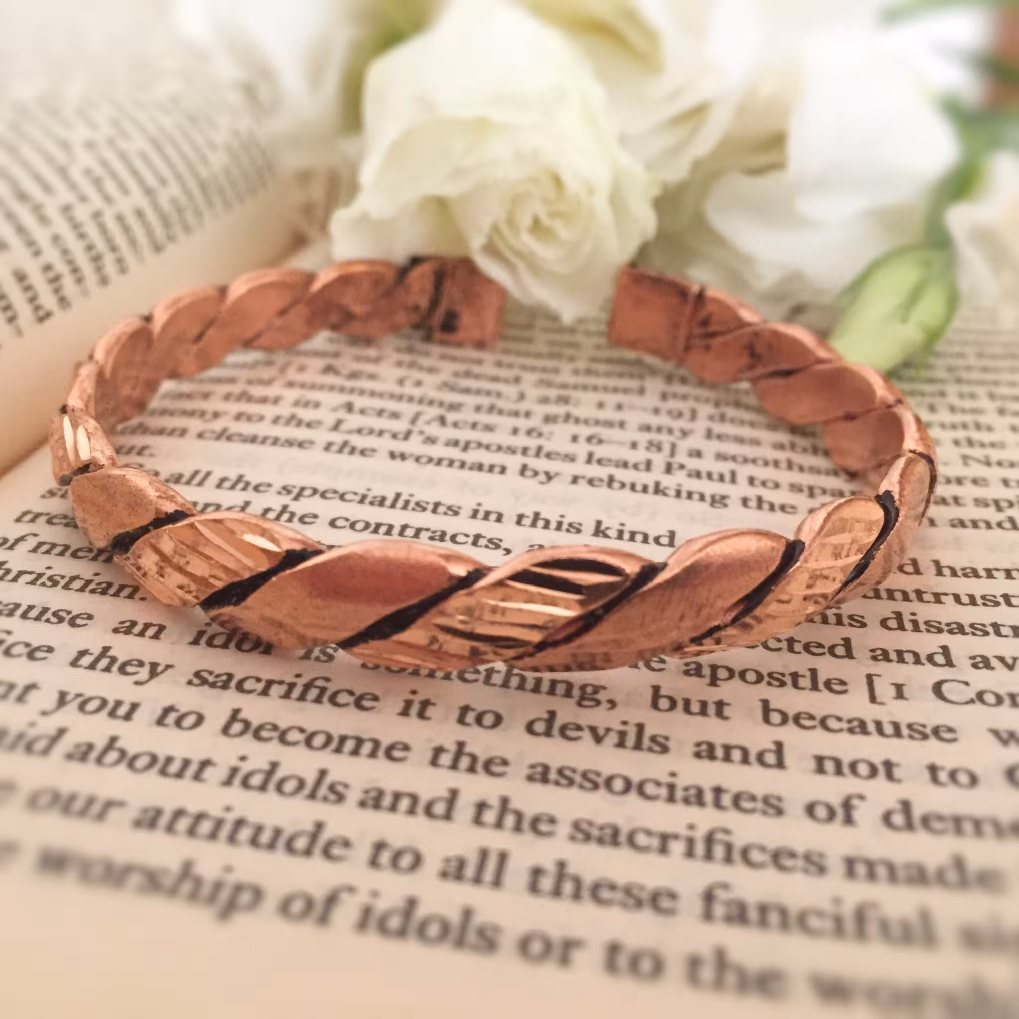 دستبند مسی رنگ ثابت کد کد 174