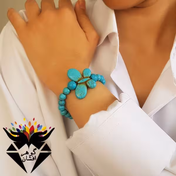 دستبند فیروزه صنعتی D4025