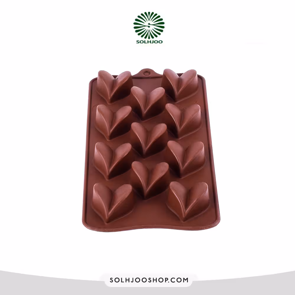 قالب سیلیکونی شکلات قلب پروانه ای