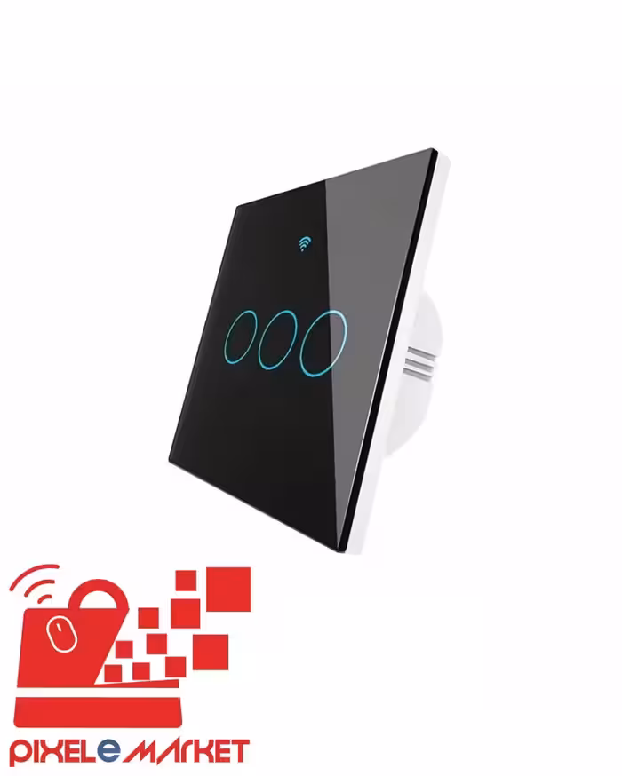 کلید لمسی هوشمند سه پل TUYA مدل WIFI RF