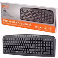 کیبورد سیمدار مولتی مدیا ضدآب Kaiser K-707