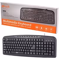 کیبورد سیمدار مولتی مدیا ضدآب Kaiser K-707