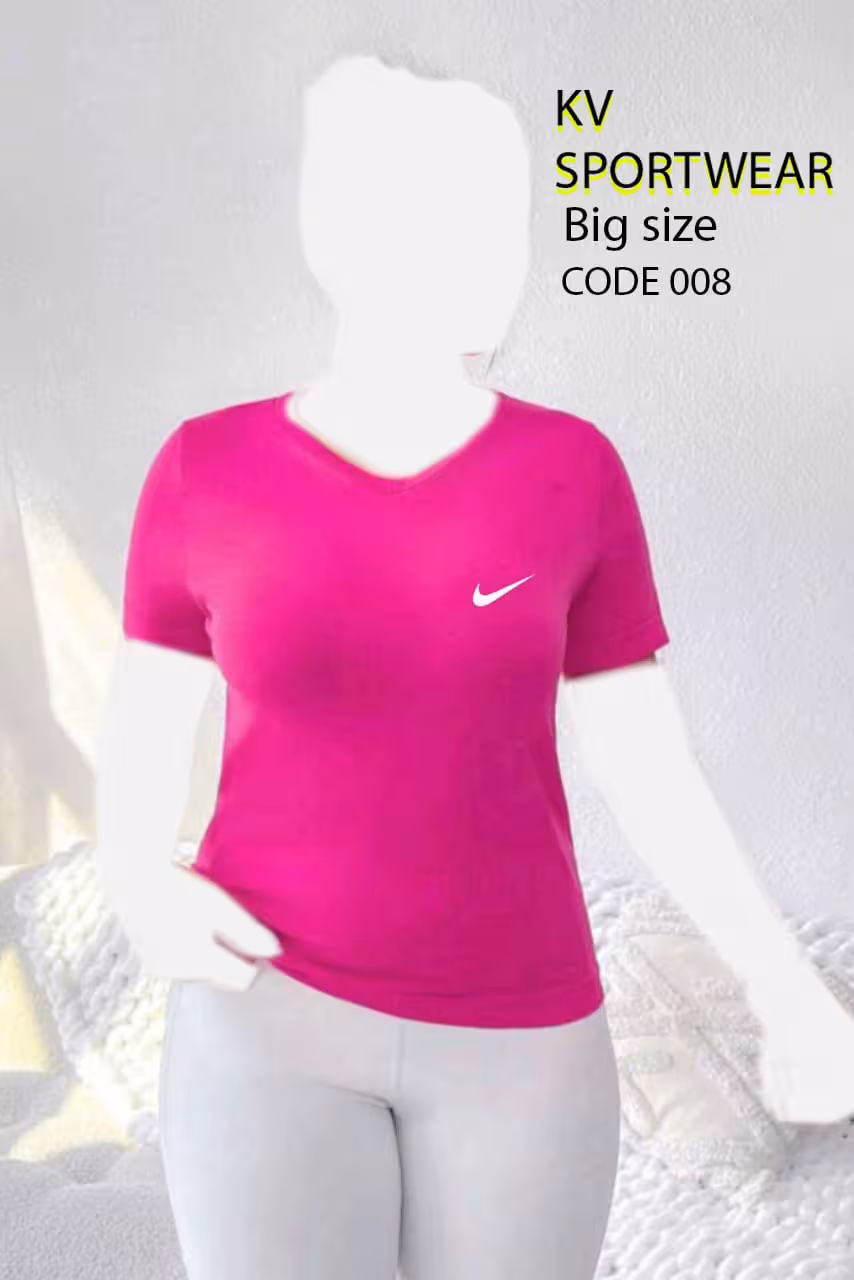 تیشرت سایز بزرگ ورزشی زنانه NIKE کد 0018