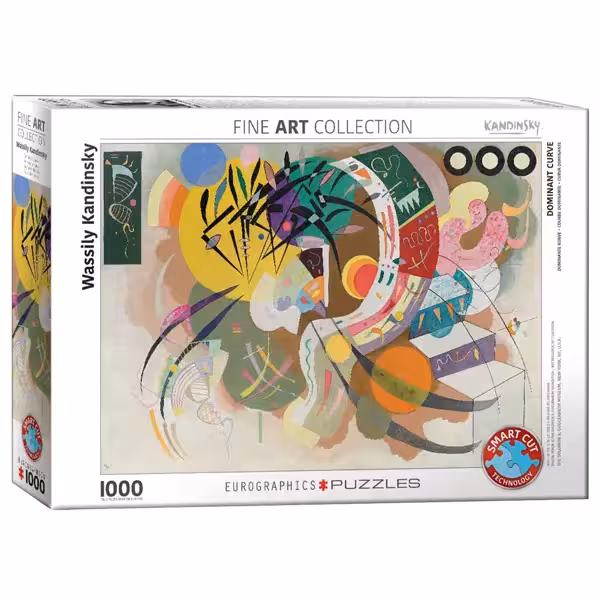 پازل 1000 تکه یوروگرافیکس Eurographics طرح منحنی غالب