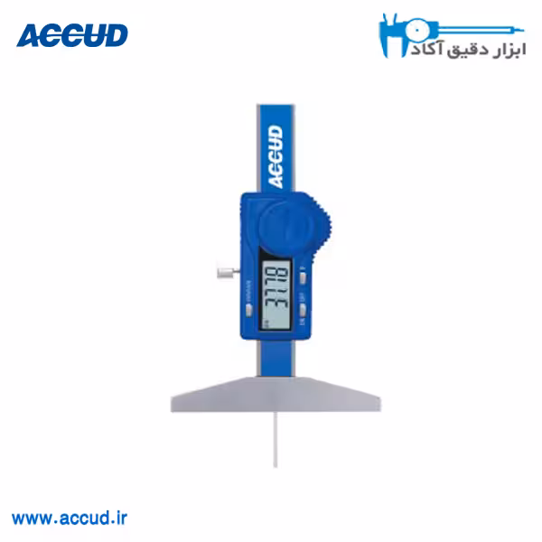 عمق سنج دیجیتال (سر گرد) 50-0 میلی متر Accud (آکاد) مدل  194-002-11