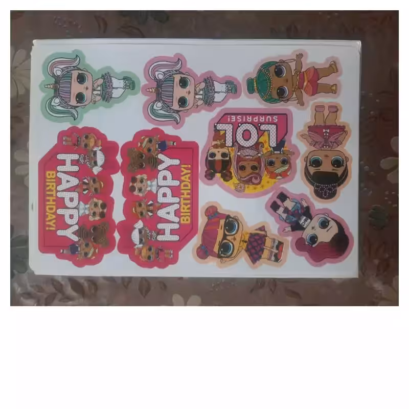 عکس غیرخوراکی روی کیک کد7