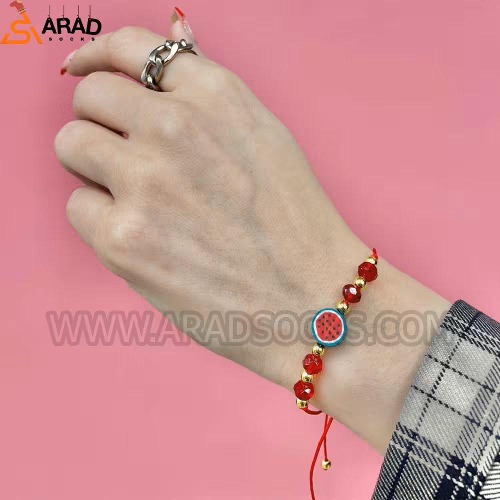 دستبند یلدایی طرح هندوانه