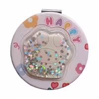 آینه جیبی مدل دایره دایناسور کد 21