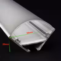 پروفیل لاین نوری کد B40 مشکی و سفید چراغ خطی لاینر.(ارسال با باربری و هزینه ارسال بصورت پس کرایه میباشد)