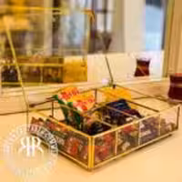 تیبگزیران برنجی   مستطیل 6 خانه  GOLD-808