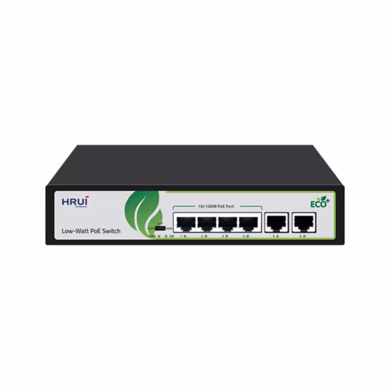 سوئیچ POE چهار پورت HRUI Low Watt HR902-AF-42N