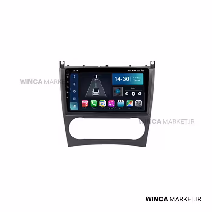 مانیتور بنز W203 سری S500 BLU-RAY مدل GL855 برند وینکا WINCA