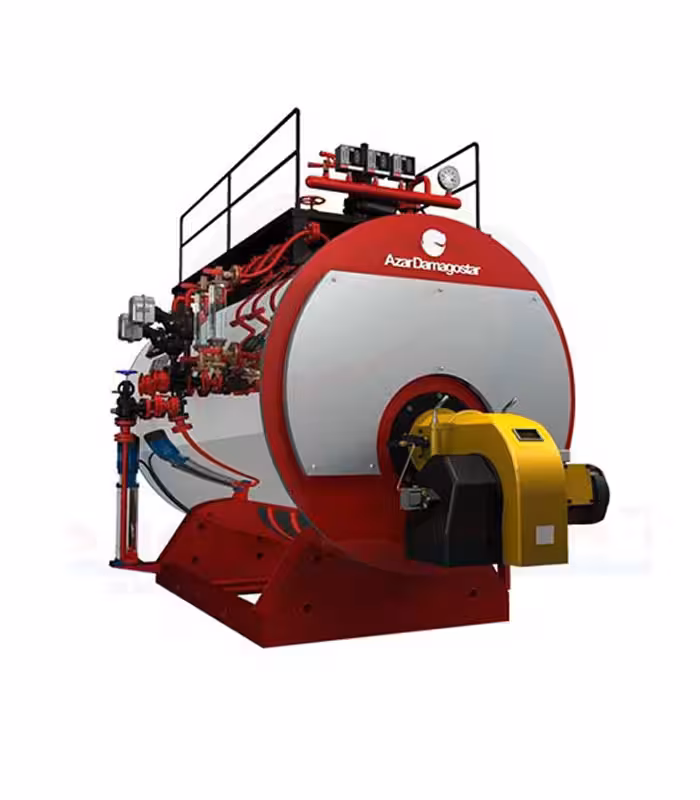 دیگ بخار سه پاس آذر دماگستر مدل S.ADS-12000