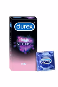 کاندوم خاردار و تحریک کننده Durex مدل Intense بسته 10 عددی