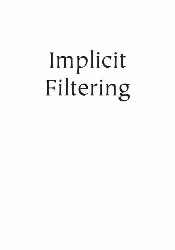خرید و دانلود نسخه کامل کتاب Implicit filtering