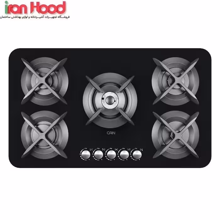 اجاق گاز صفحه ای کن مدل اپل مشکی (Apple-B)