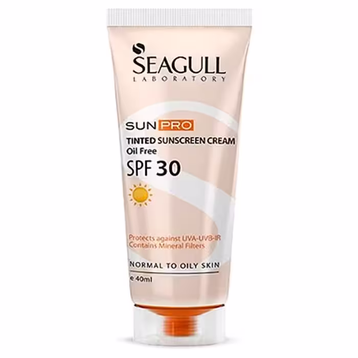 ضد آفتاب رنگی فاقد چربی سی گل SPF30 مناسب پوست های چرب و معمولی _ حجم ?? میلی لیتر