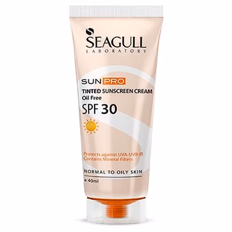 ضد آفتاب رنگی فاقد چربی سی گل SPF30 مناسب پوست های چرب و معمولی _ حجم ?? میلی لیتر