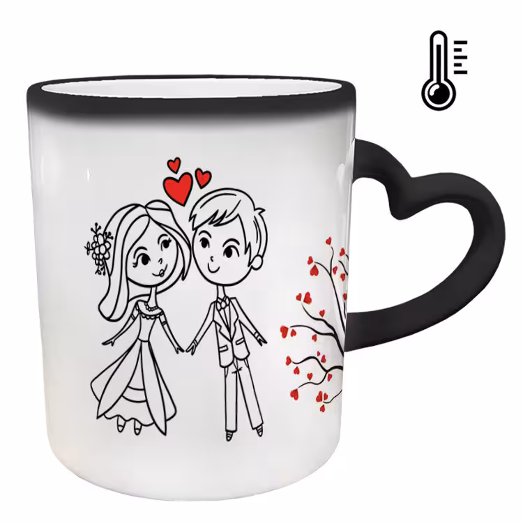 خرید ماگ-لیوان حرارتی  دسته ساده  عاشقانه کد 137