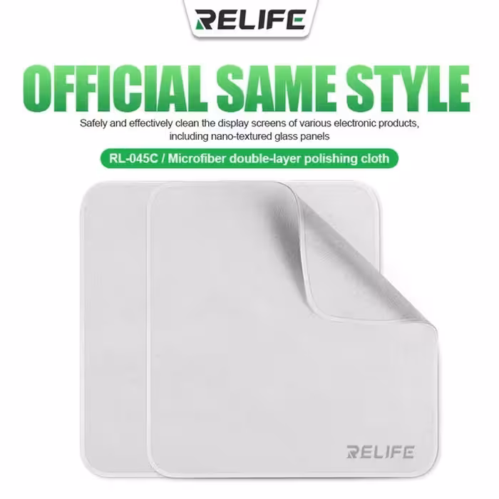 دستمال تمیزکننده میکروفیبر(دوبل) RELIFE RL-045C