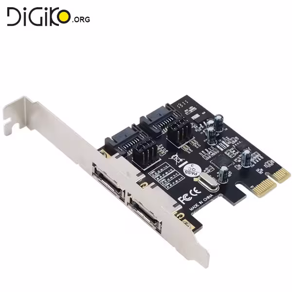 کارت PCI EXPRESS SATA اینترنال به همراه پورت E SATA