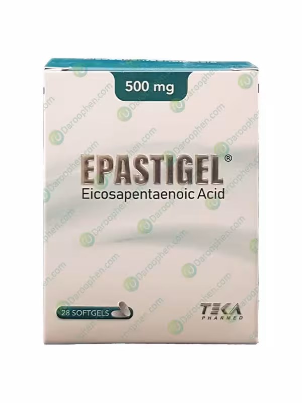 سافت ژل اپاستیژل 500 میلی گرم تکا فارمد 28 عدد – Teka Pharmed Epastigel 500 mg 28 Softgels