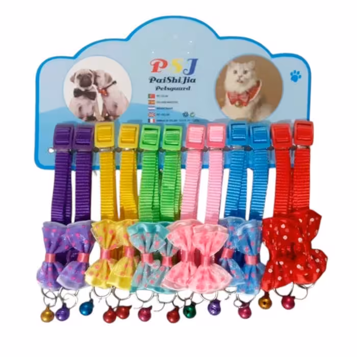 قلاده گردنی گربه و سگ طرح پاپیون