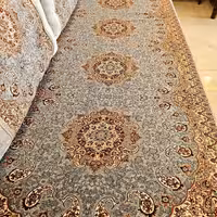 تشک سنتی ترمه طرح خان سالار رنگ طوسی