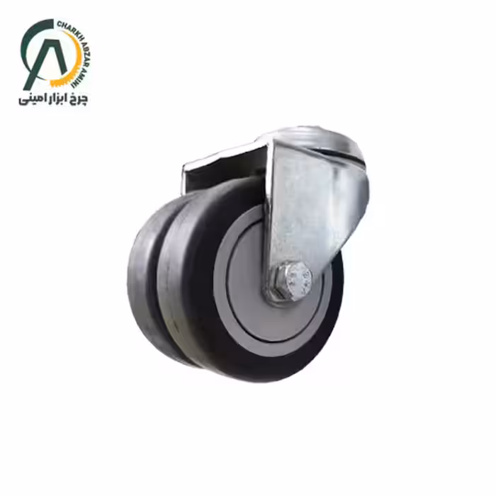 چرخ فروشگاهی دوقلو B آلن خور گردان قطر 75 میلی متر