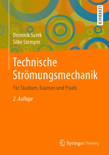 خرید و دانلود نسخه کامل کتاب Technische Strömungsmechanik: Für Studium, Examen und Praxis