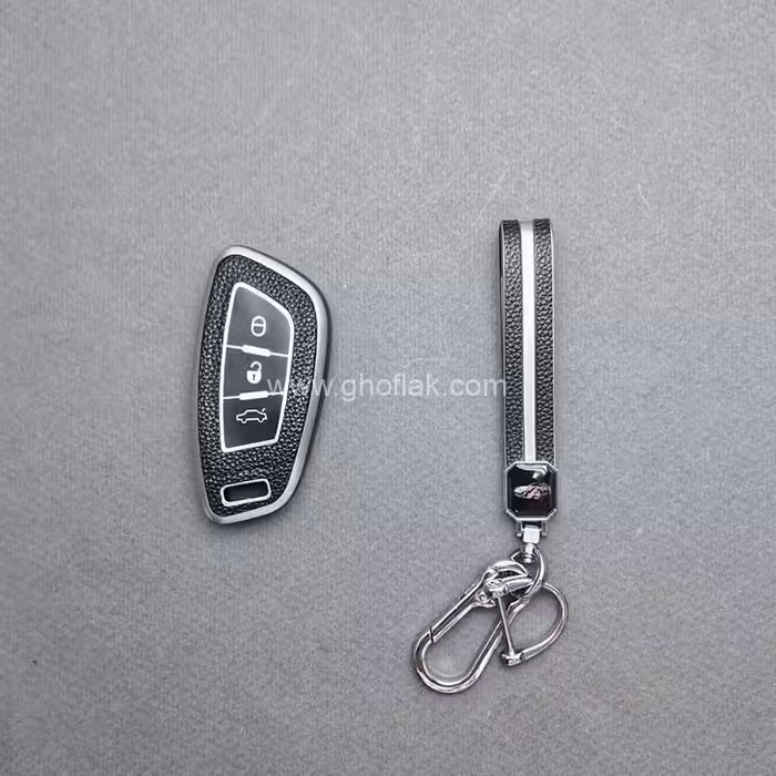 کاور ریموت شاهین کیلس طرح چرم با بند ست