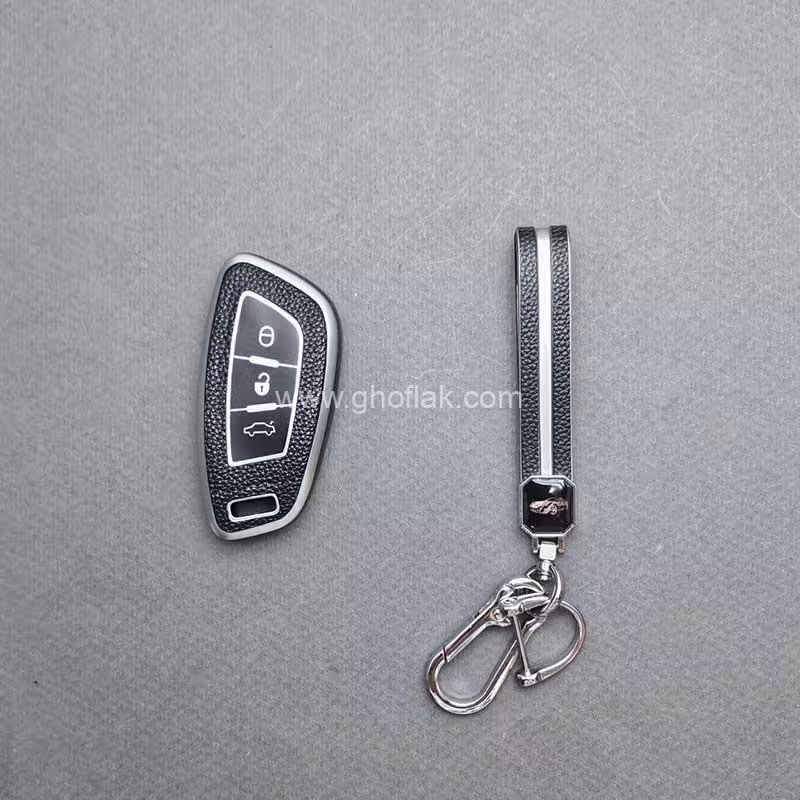 کاور ریموت شاهین کیلس طرح چرم با بند ست