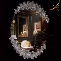 آینه و شمعدان آلومینیومی کد (93)