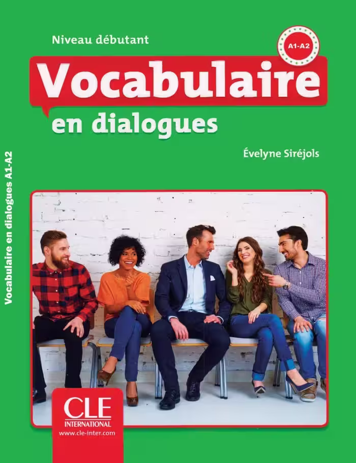 کتاب Vocabulaire en dialogues debutant ( چاپ رنگی )