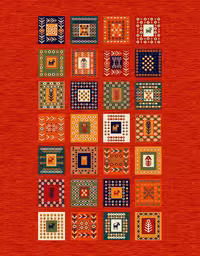 فرش ساوین طرح مهر لاکی