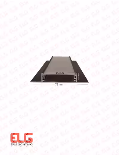 پروفیل لاینر نور خطی توکار بدون لبه کد 48 مخصوص کناف با دیفیوزر