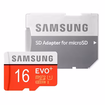 کارت حافظه microSDHC سامسونگ مدل Evo Plus کلاس 10 – ظرفیت 16 گیگابایت به همراه آداپتور SD